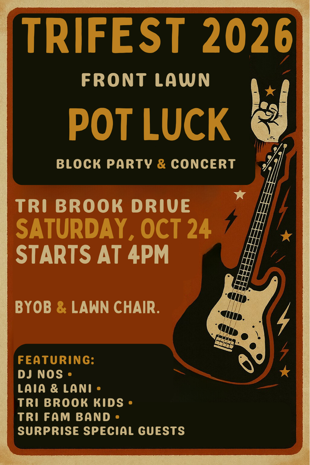 2nd Annual TriFest flyer for October 24, 2026